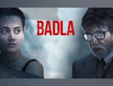 Amitabh Bachchan and Tapsee Pannu in movie "Badla"