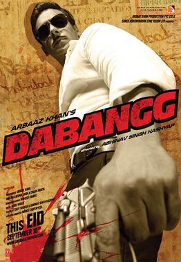 Salman Khan in movie Dabangg.